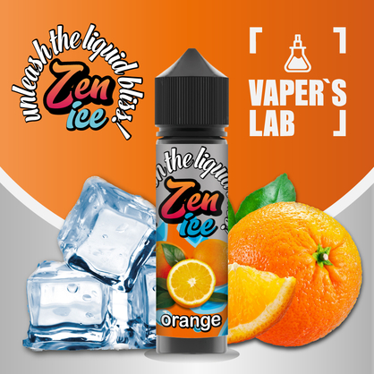 Фото рідини для електронних сигарет zen ice orange