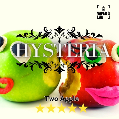 Фото, Видео на Жидкости для вейпов Hysteria Two Apples 30 ml