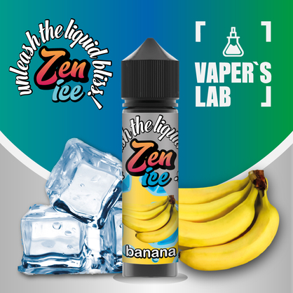 Фото рідини для електронних сигарет zen ice banana