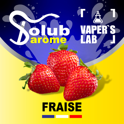 Фото, Відеоогляди на Ароматизатор для самозамісу Solub Arome "Fraise" (Полуниця) 