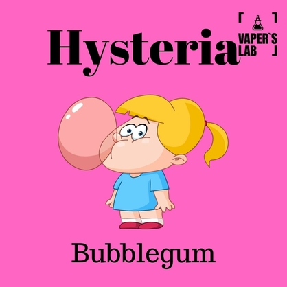 Фото, Видео на жижи без никотина Hysteria Bubblegum 100 ml