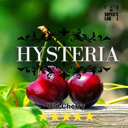 Фото, Відео на жижи для вейпа Hysteria Old Cherry 30 ml