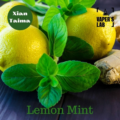 Фото, Видео, Натуральные ароматизаторы для вейпов Xi'an Taima "Lemon Mint" (Лимон мята) 