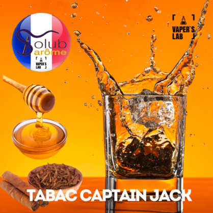 Фото, Відеоогляди на Компоненти для самозамісу Solub Arome "Tabac Captain Jack" (Тютюн з медом та віскі) 