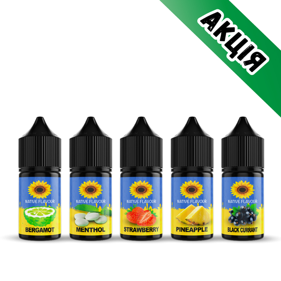 Відгуки на Жижи Набір 5x30 ml Native Flavour