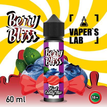 Фото жидкости для вейпа berry bliss fruit candy mix (фруктовые конфеты)