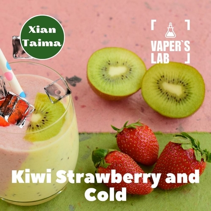 Фото, Відеоогляди на Арома для самозамісу Xi'an Taima "Kiwi Strawberry and Cold" (Ківі з полуницею та холодком) 