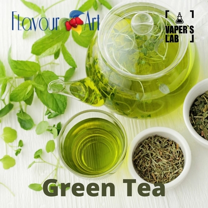 Фото на Aroma для вейпа FlavourArt Green Tea Зелёный чай