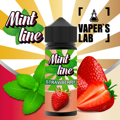 Фото жижі для вейпа mint strawberry 120 ml