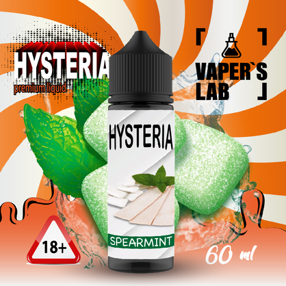 Фото жижа для вейпа до 100 грн hysteria spearmint 60 ml