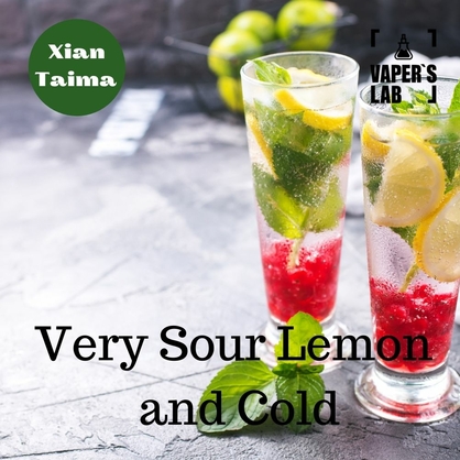 Фото, Видео, Набор для самозамеса Xi'an Taima "Very Sour Lemon and Cold" (Очень кислый и холодный лимон) 