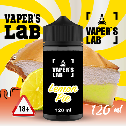 Фото купити жижу для вейпа без нікотину vapers lab lemon pie 120 ml