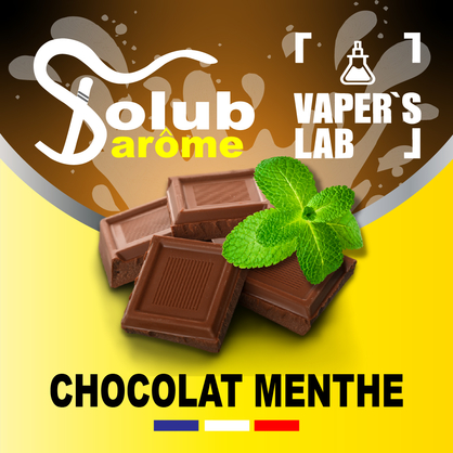 Фото, Відеоогляди на Ароматизатор для вейпа Solub Arome "Chocolat menthe" (Молочний шоколад із м'ятою) 