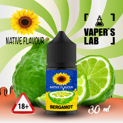 Фото жидкость для пода native flavour bergamot 30 ml