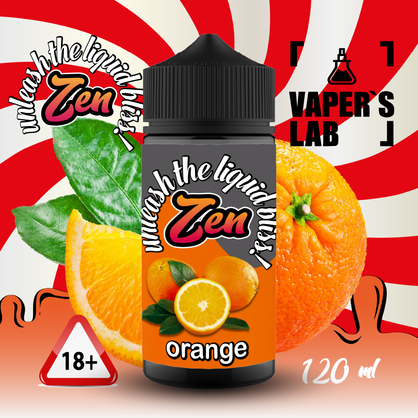 Фото жидкость для электронных сигарет zen orange