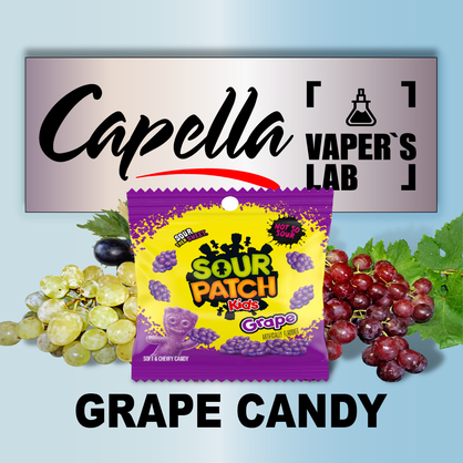 Фото на Ароматизатори Capella Grape Candy Виноградна цукерка