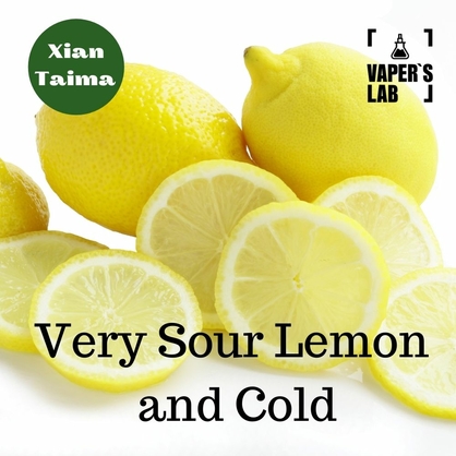 Фото, Відеоогляди на Ароматизатори для рідин Xi'an Taima "Very Sour Lemon and Cold" (Дуже кислий і холодний лимон) 