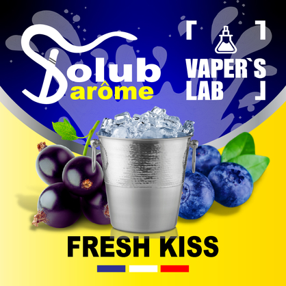 Фото, Відеоогляди на Натуральні ароматизатори для вейпів Solub Arome "Fresh Kiss" (Чорниця смородина зі свіжістю) 