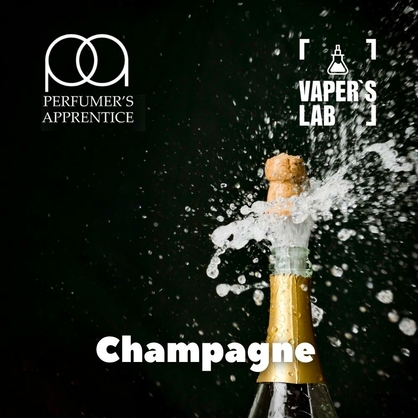 Фото, Відеоогляди на Натуральні ароматизатори для вейпів TPA "Champagne" (Шампанське) 