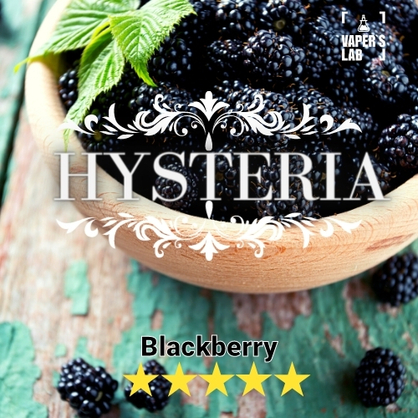 Фото жижа для вейпа 60 грн hysteria blackberry 60 ml