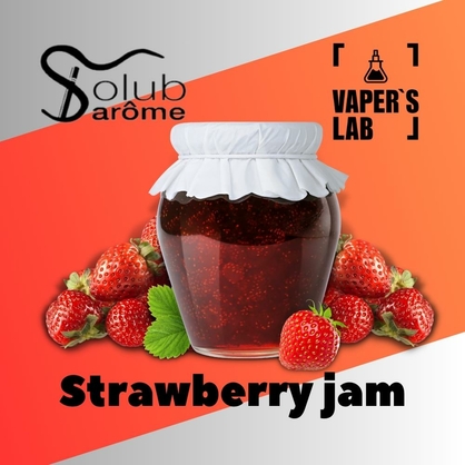 Фото, Видео, Ароматизатор для жижи Solub Arome "Strawberry jam" (Клубнично-карамельное варенье) 