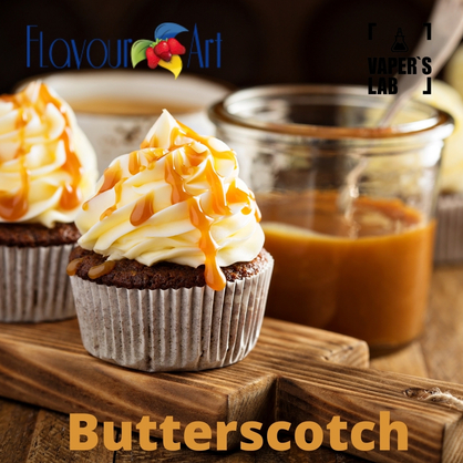 Фото, Відеоогляди на Аромки для вейпа FlavourArt Butterscotch Іриска