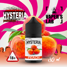 Жидкости для подов купить Hysteria Salt Peach 30 ml