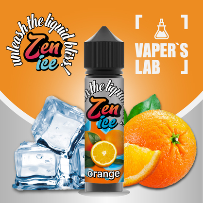 Фото рідини для електронних сигарет zen ice orange