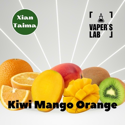 Фото, Видео, Ароматизаторы для самозамеса Xi'an Taima "Kiwi Mango Orange" (Киви манго апельсин) 