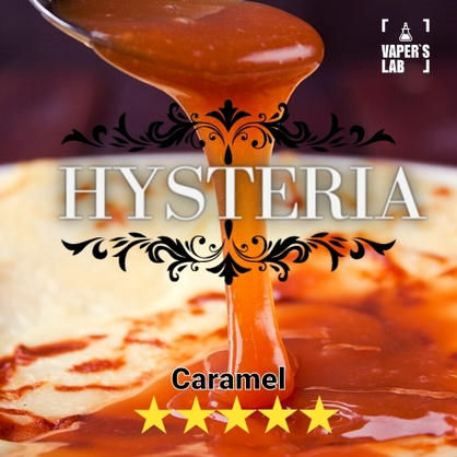 Фото, Видео на заправки для вейпа Hysteria Caramel 30 ml