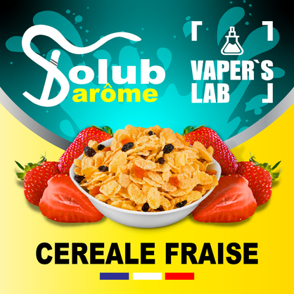 Фото, Відеоогляди на Ароматизатор для вейпа Solub Arome "Céréale fraise" (Кукурудзяні пластівці з полуницею) 