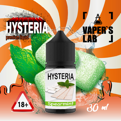 Фото, Відеоогляди на Жижу Salt Hysteria Salt Spearmint 30 ml