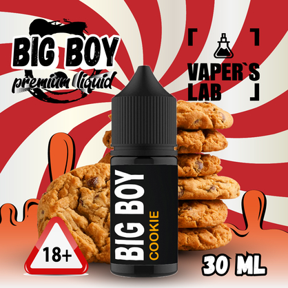 Фото, Видеообзор на жижку Salt BIG BOY Salt Cookie peanuts 30 ml