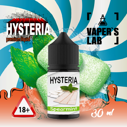 Фото, Відеоогляди на Жижу Salt Hysteria Salt Spearmint 30 ml