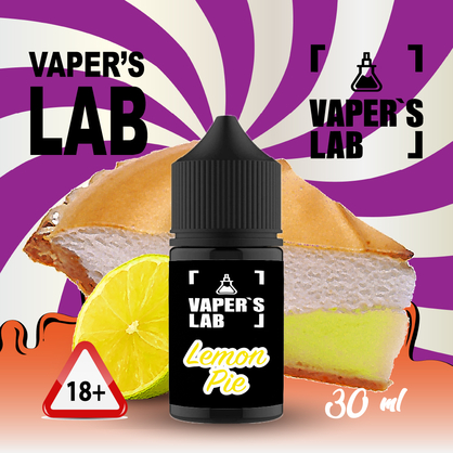 Фото, Відеоогляди на Жижу Salt Vaper's LAB Salt Lemon pie 30 ml