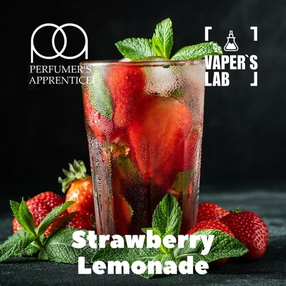 Фото, Відеоогляди на Ароматизатори для вейпа TPA "Strawberry lemonade" (Полуничний лимонад) 