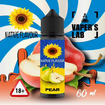 Фото купити рідину native flavour pear 60 ml