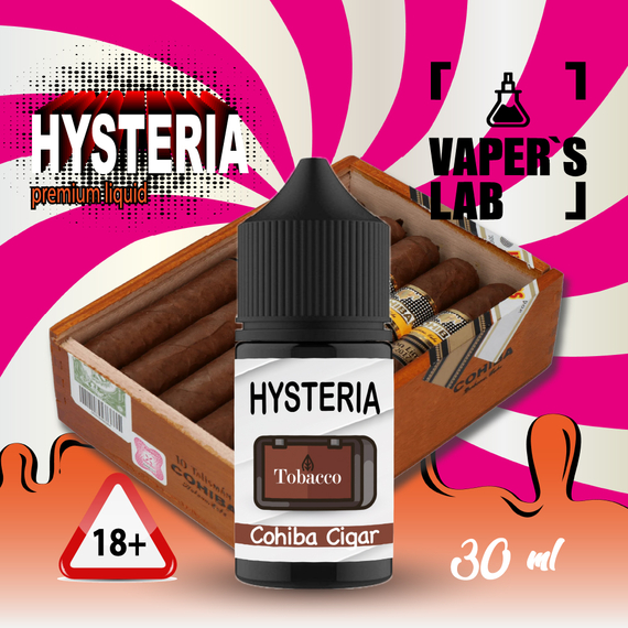 Отзывы  купить жижи для пода hysteria cohiba cigar 30 ml