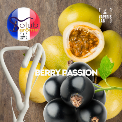 Фото, Видео, Пищевой ароматизатор для вейпа Solub Arome "Berry Passion" (Черника и маракуйя) 