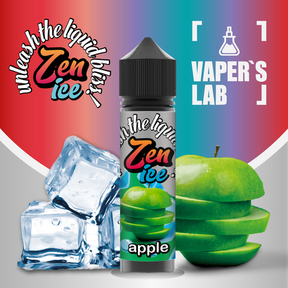 Фото рідини для електронних сигарет zen ice apple