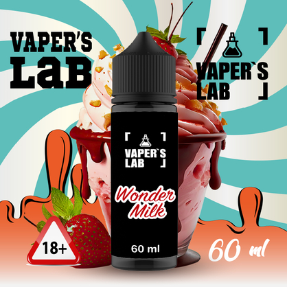 Фото, Видео на Жижи Vapers Lab Wonder milk 60 ml