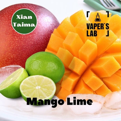 Фото, Видео, Аромки для самозамеса Xi'an Taima "Mango Lime" (Манго лайм) 