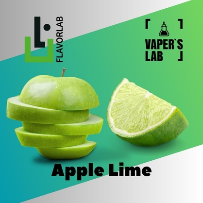 Фото, Відеоогляди на Аромку для вейпа Flavor Lab Apple Lime 10 мл