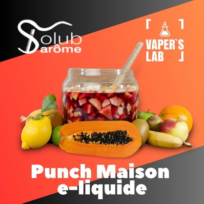 Фото, Видео, Ароматизатор для жижи Solub Arome "Punch Maison e-liquide" (Экзотический пунш) 