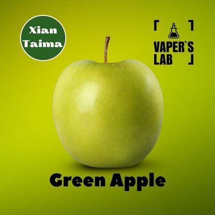 Фото, Відеоогляди на Ароматизатори для рідини вейпів Xi'an Taima "Green Apple" (Зелене яблуко) 