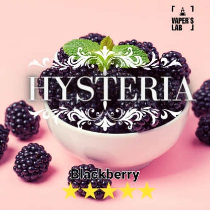 Фото рідина для вейпа hysteria blackberry 30 ml